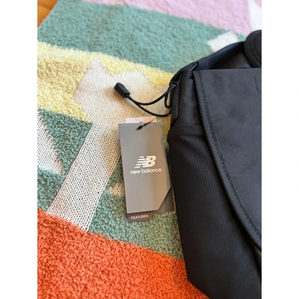 New Balance Athletic Messenger Bag Black Crossbody